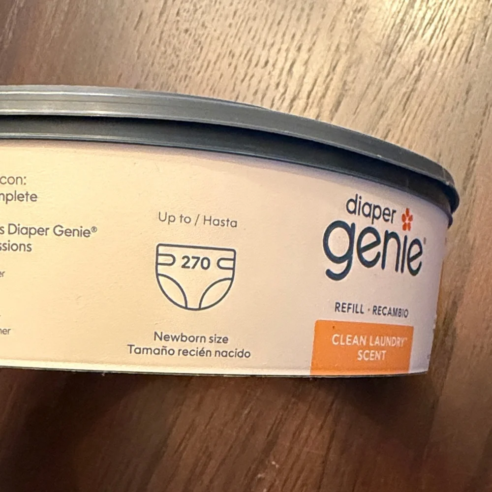 Diaper Genie Refill + 2 4-packs Carbon Odor Filters Bundle